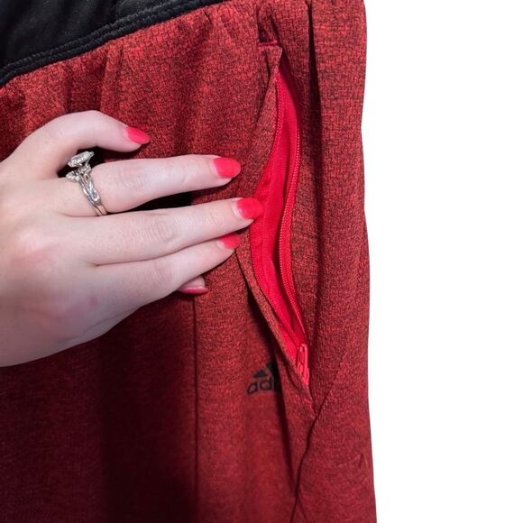 Adidas- Men's Aeroready Axis 2.0 Knit Textured Training Three Stripe Shorts, XL - Picture 4 of 9